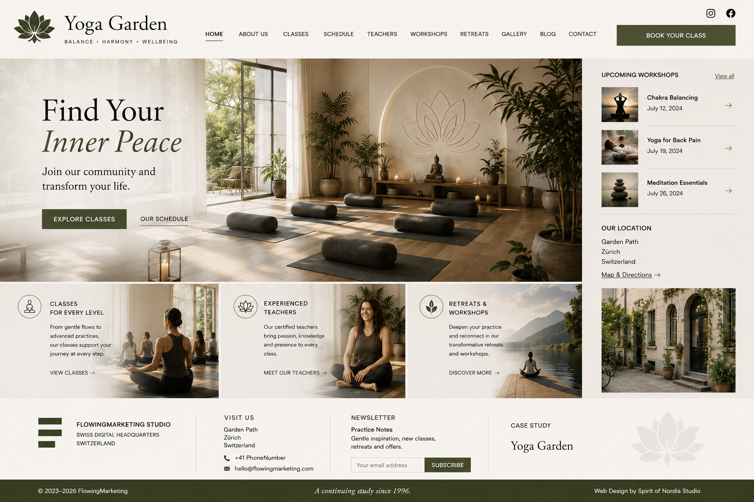 Yoga Garden — after